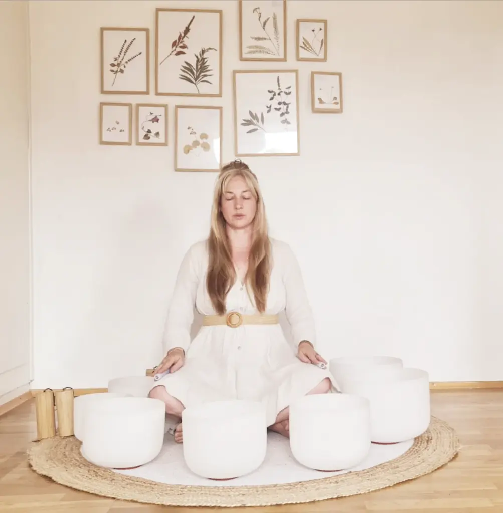 Klangreise mit Kristallschalen