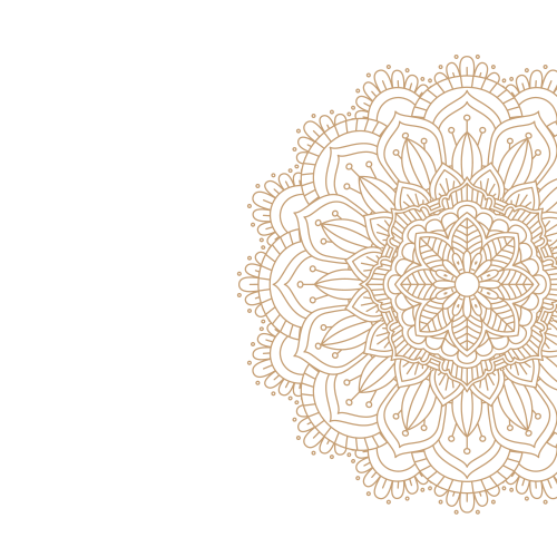 Mandala Liebliches Leben