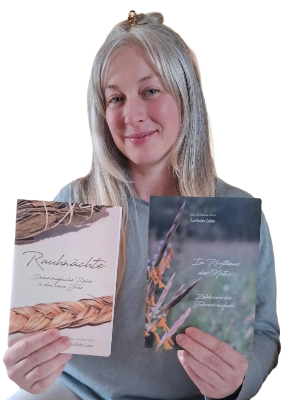 Autorien Meike Wiehl mit ihren Büchern