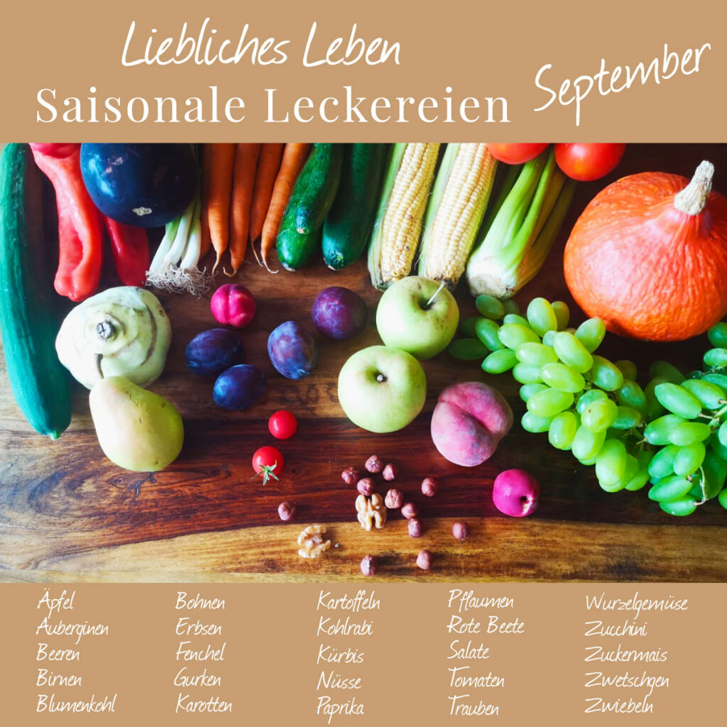 Saisonale Ernährung September